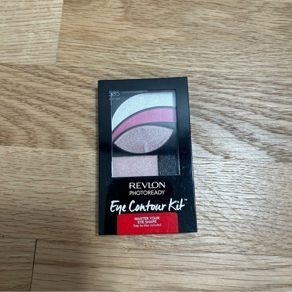 Revlon Contour Kit Eye Shadow NEW 535 Pop Art Pink Black Gray - Picture 1 of 3